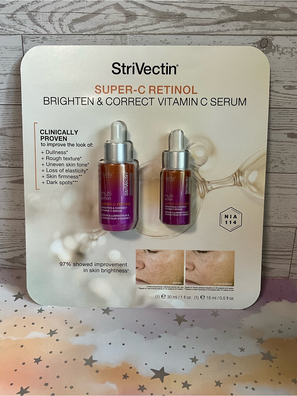 StriVectin Super-C Retinol Brighten & Correct Vitamin C Serum new